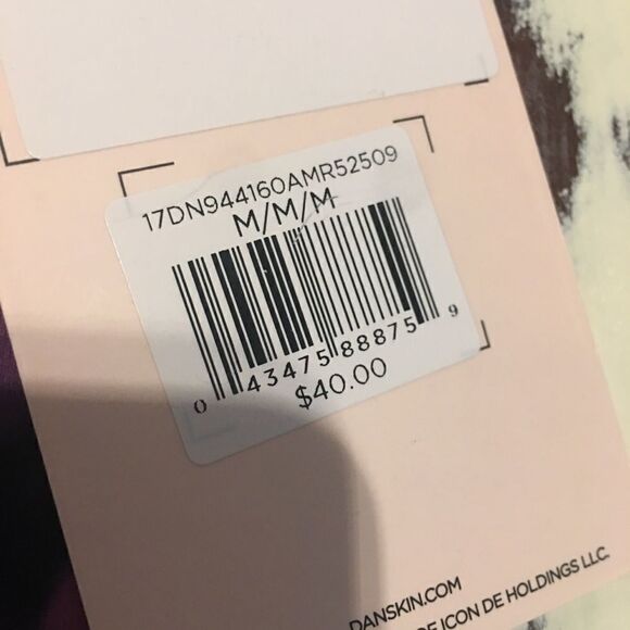 Danskin medium purple tie dye leggings cropped capri work out pants - Picture 4 of 4